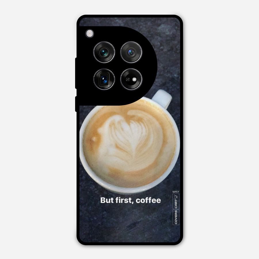 Cappuccino Coffee Metal Back Case for OnePlus 12