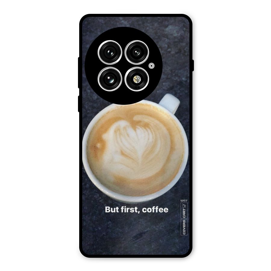 Cappuccino Coffee Metal Back Case for OnePlus 13