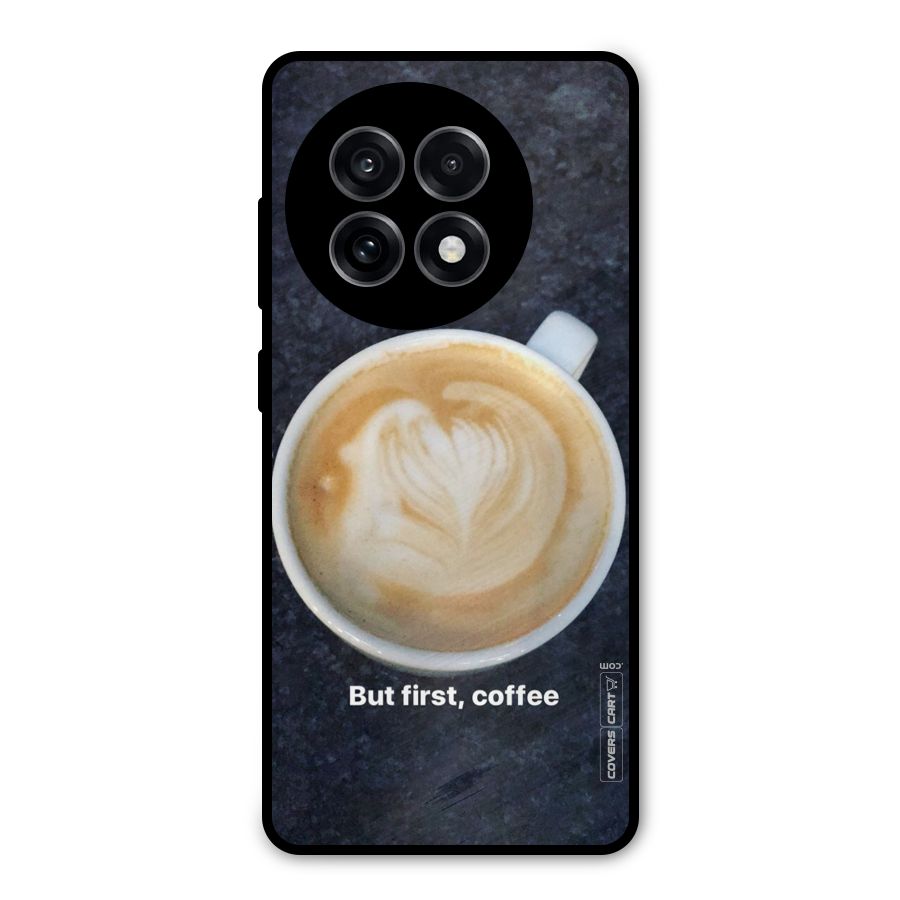 Cappuccino Coffee Metal Back Case for OnePlus 13R
