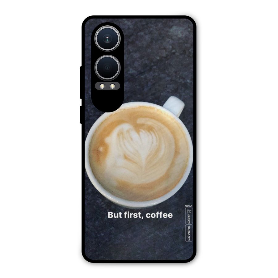 Cappuccino Coffee Metal Back Case for OnePlus Nord CE4 Lite
