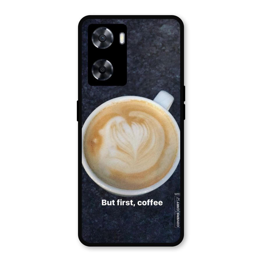 Cappuccino Coffee Metal Back Case for OnePlus Nord N20 SE