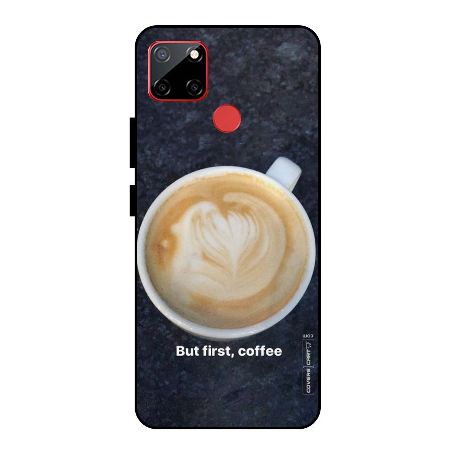 Cappuccino Coffee Metal Back Case for Realme C12