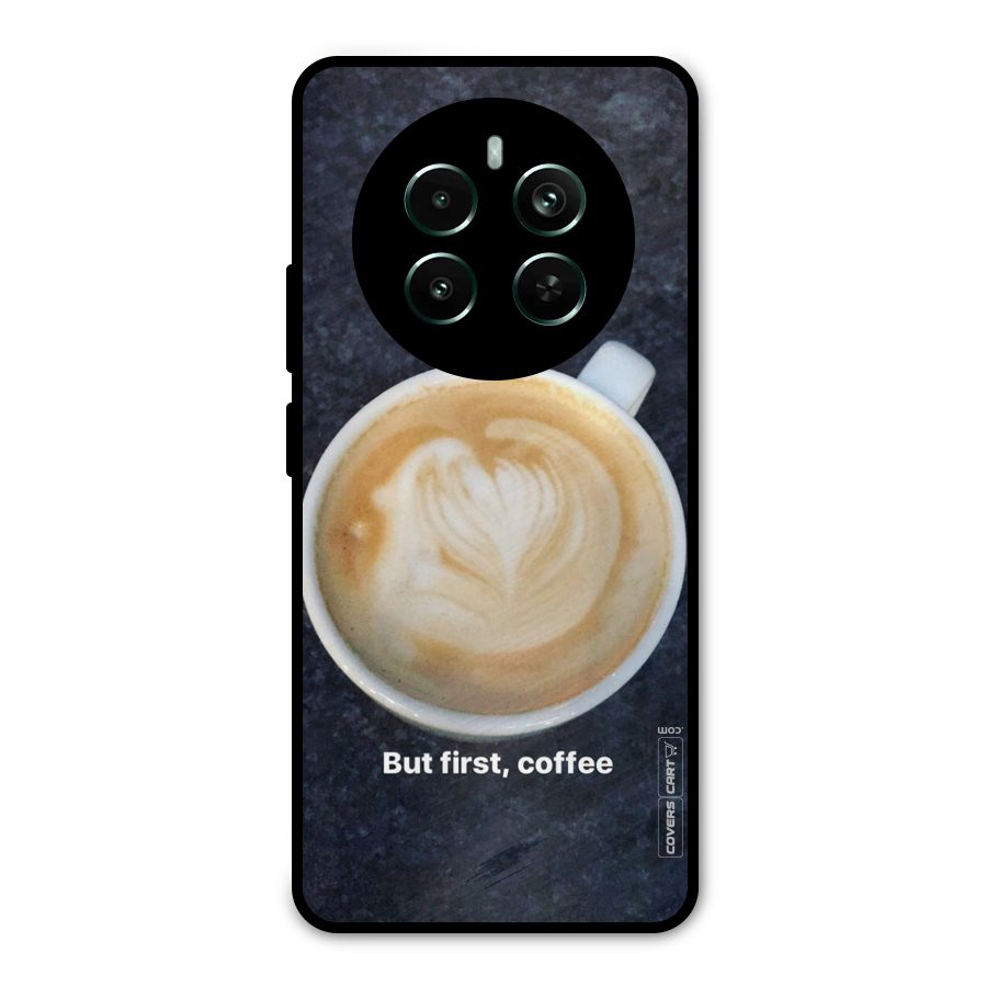 Cappuccino Coffee Metal Back Case for Realme Narzo 70 Pro