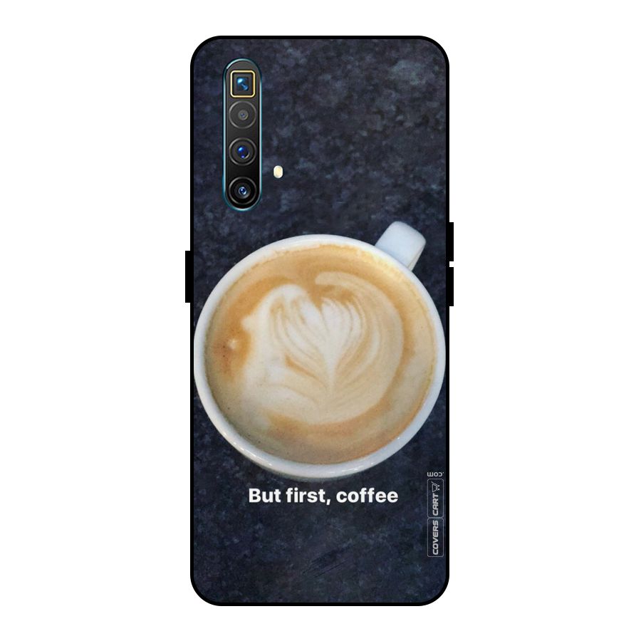 Cappuccino Coffee Metal Back Case for Realme X3 SuperZoom