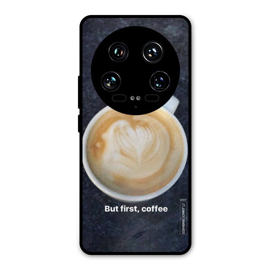 Cappuccino Coffee Metal Back Case for Xiaomi 14 Ultra