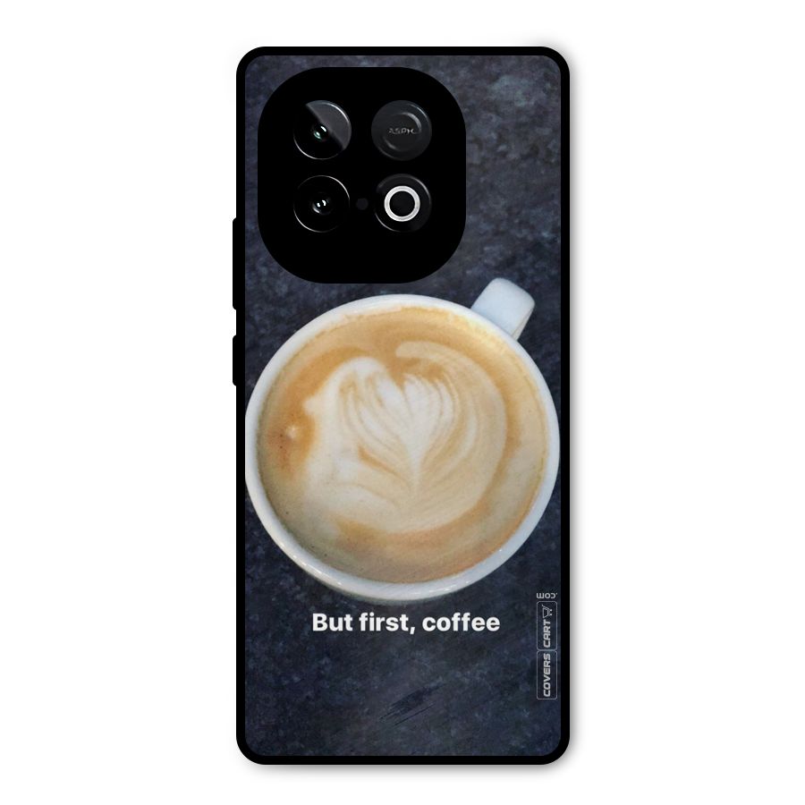 Cappuccino Coffee Metal Back Case for iQOO Neo 10