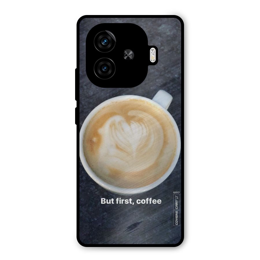 Cappuccino Coffee Metal Back Case for iQOO Neo 10R