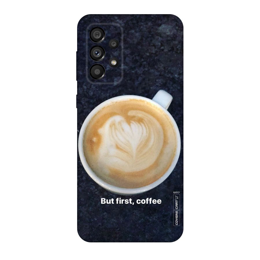 Cappuccino Coffee Original Polycarbonate Back Case for Galaxy A73 5G