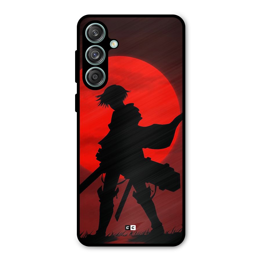 Captain Levi Acramen Metal Back Case for Galaxy M55 5G