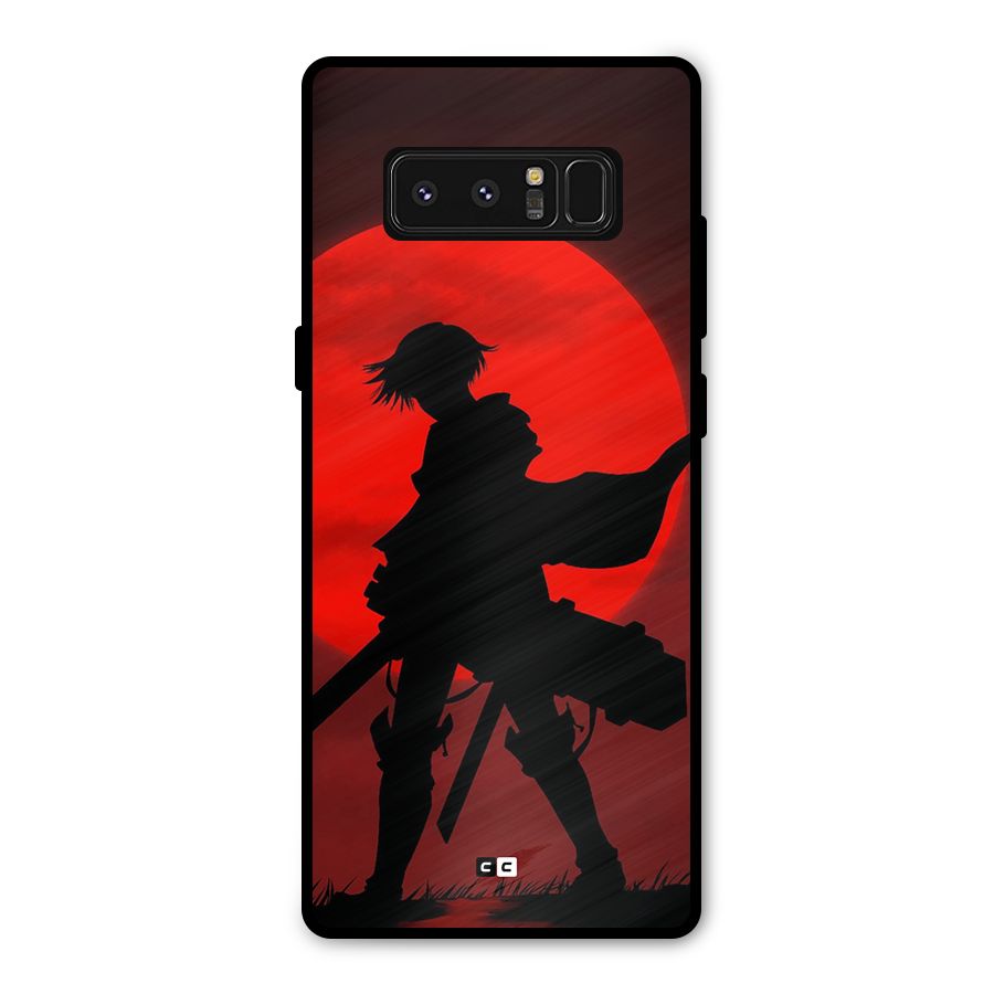 Captain Levi Acramen Metal Back Case for Galaxy Note 8