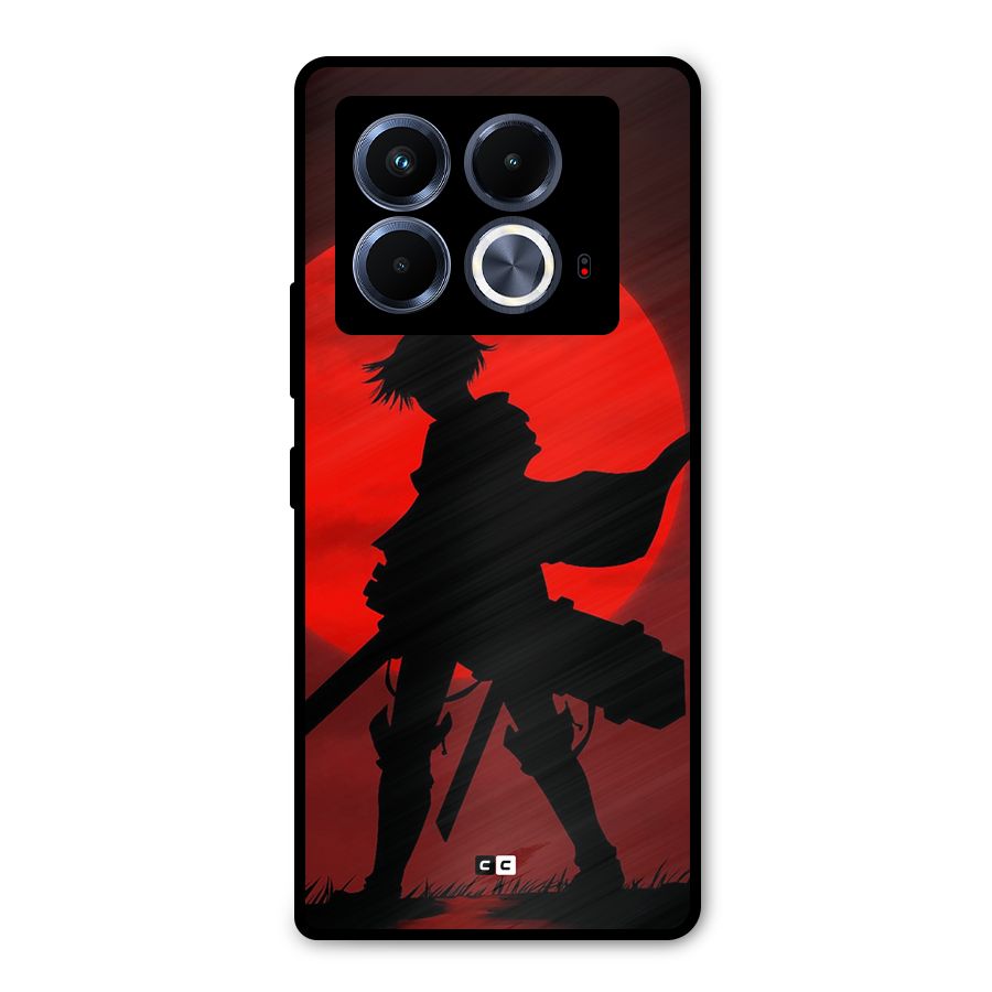 Captain Levi Acramen Metal Back Case for Infinix Note 40 5G