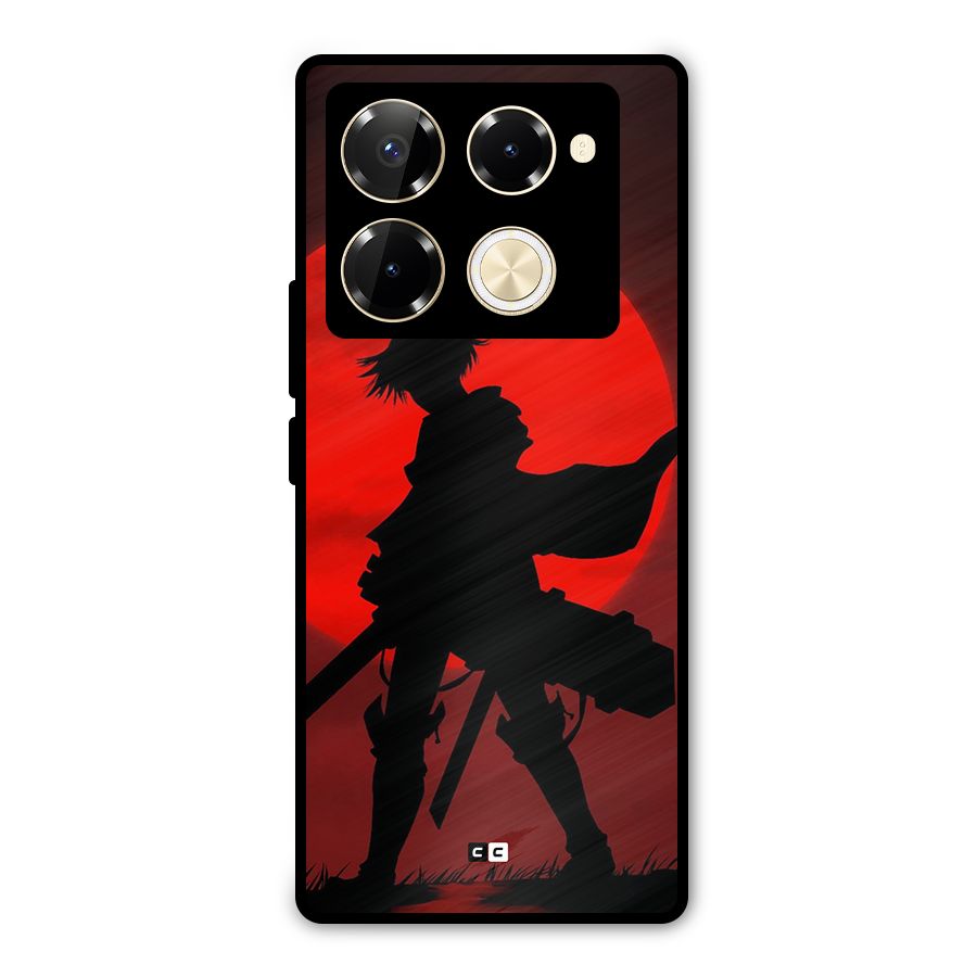 Captain Levi Acramen Metal Back Case for Infinix Note 40 Pro