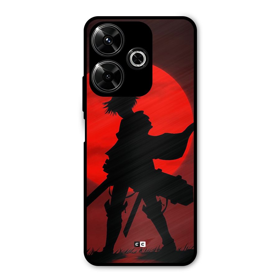 Captain Levi Acramen Metal Back Case for Poco M6 Plus