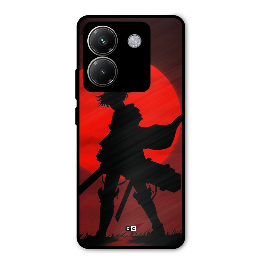 Captain Levi Acramen Metal Back Case for Poco M7 Pro 5G