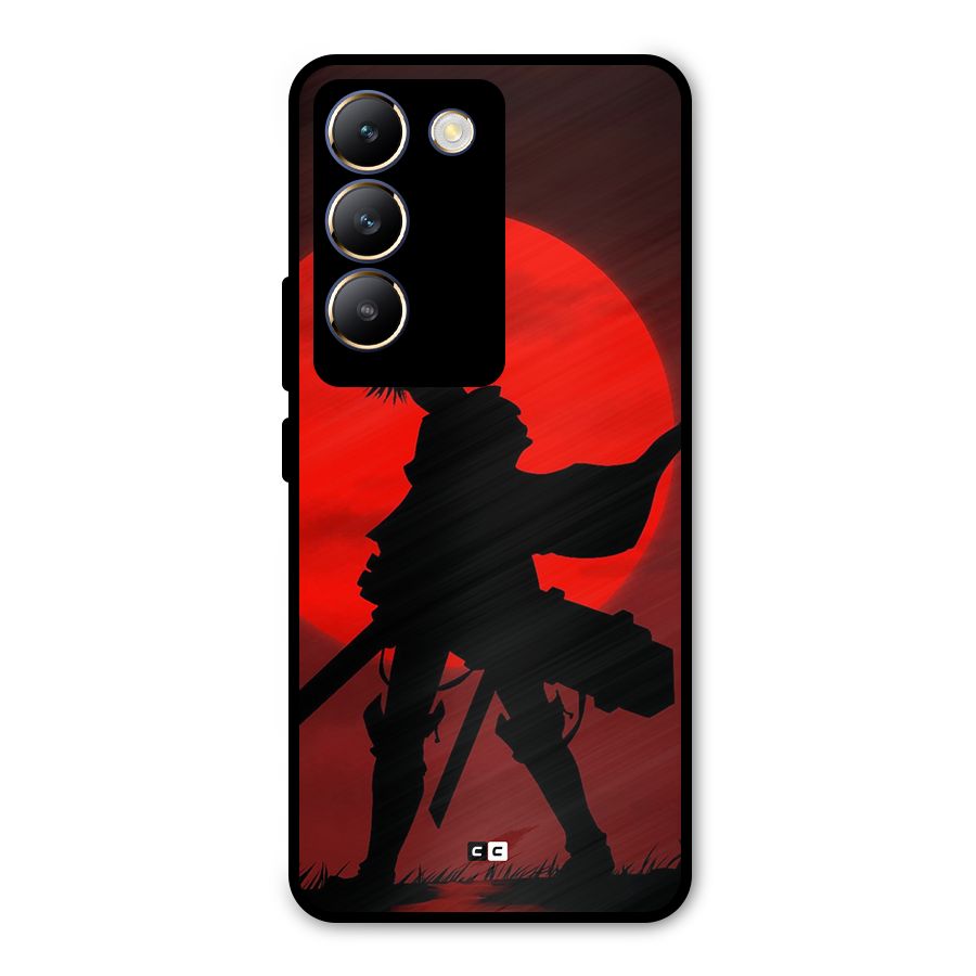 Captain Levi Acramen Metal Back Case for Vivo T3 5G