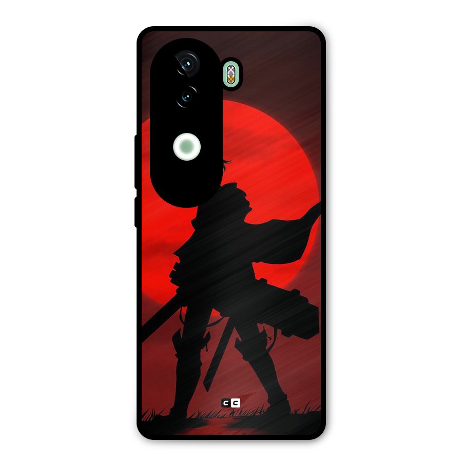 Captain Levi Acramen Metal Back Case for iQOO Z9s