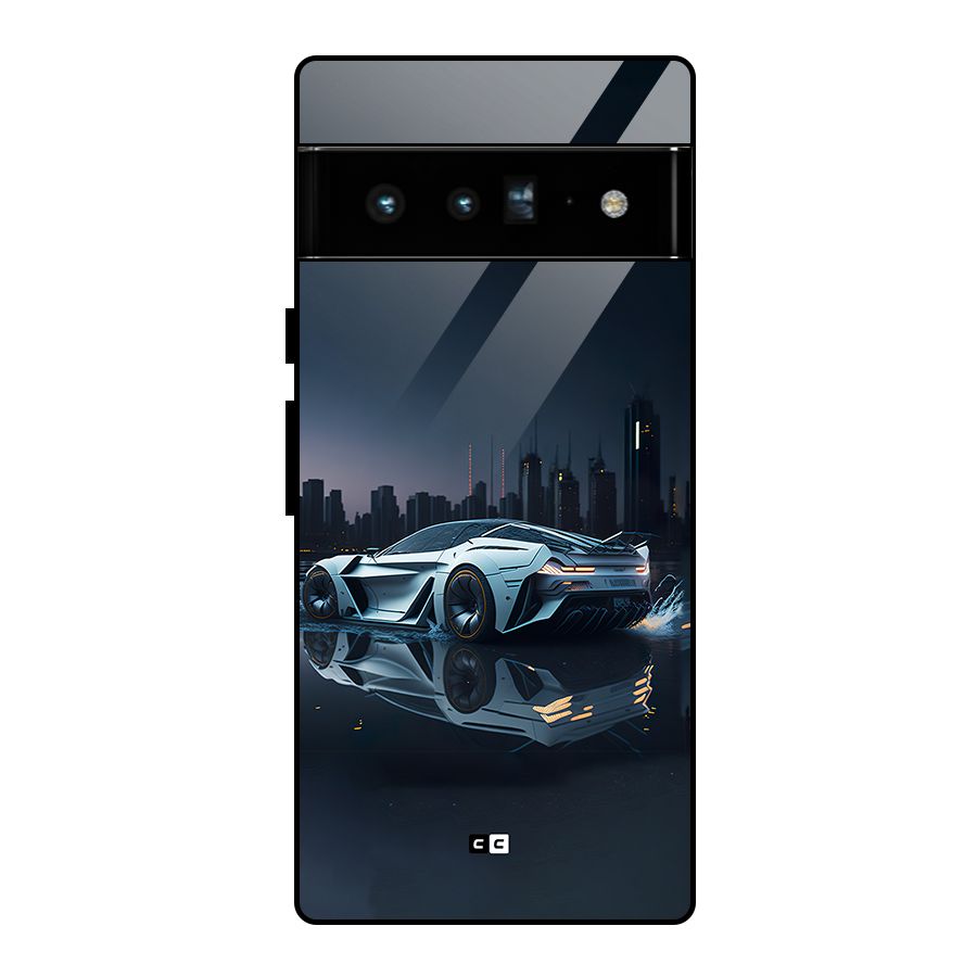 Car of Future Glass Back Case for Google Pixel 6 Pro