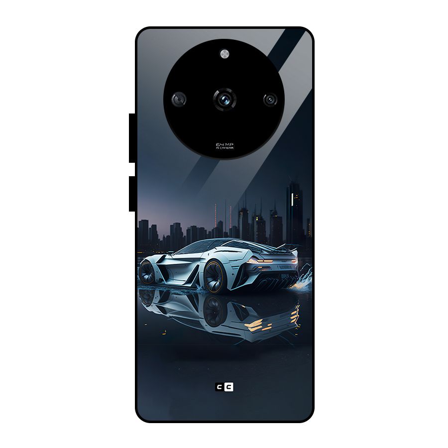 Car of Future Glass Back Case for Realme Narzo 60 5G
