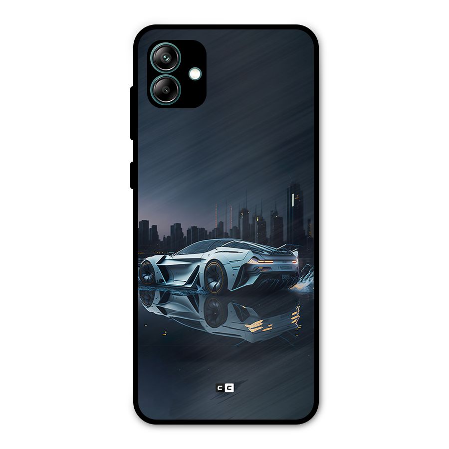 Car of Future Metal Back Case for Galaxy A04