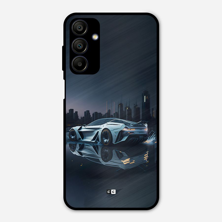 Car of Future Metal Back Case for Galaxy A15 5G
