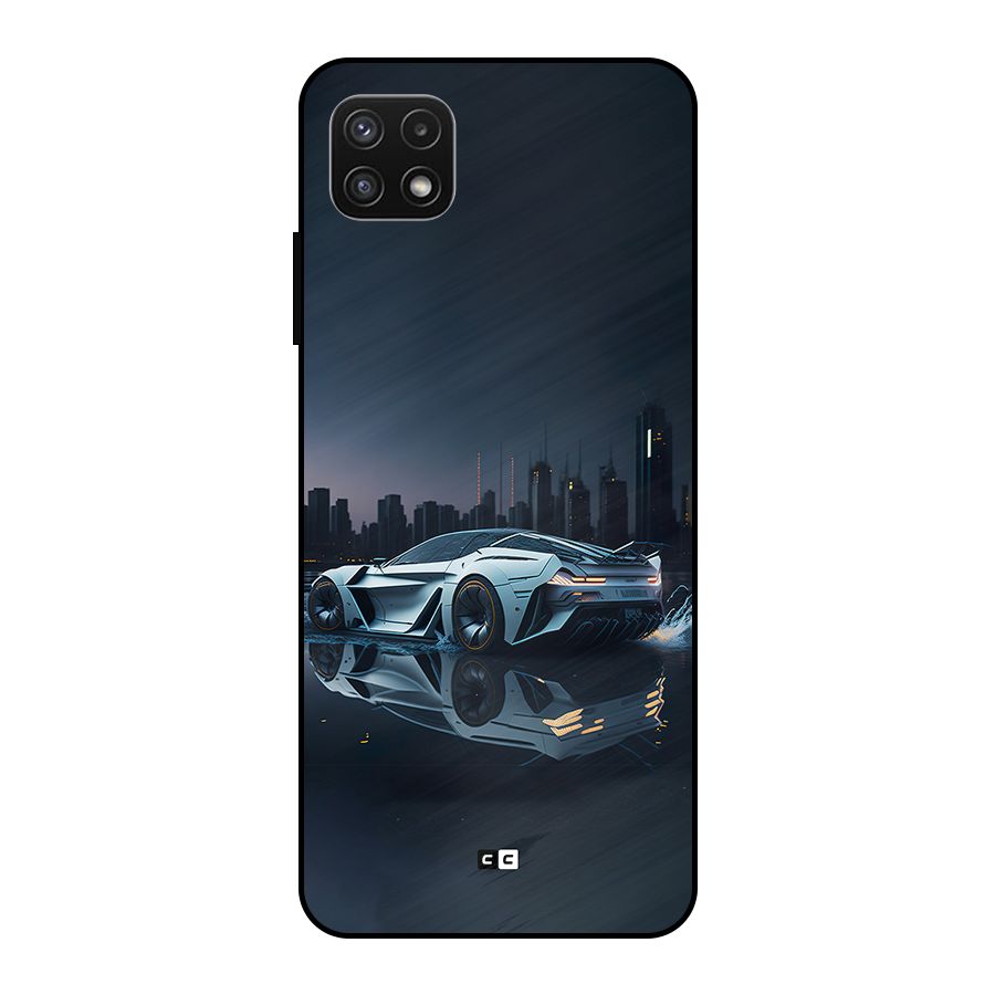 Car of Future Metal Back Case for Galaxy A22 5G