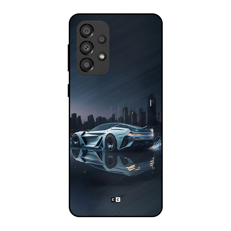 Car of Future Metal Back Case for Galaxy A33 5G