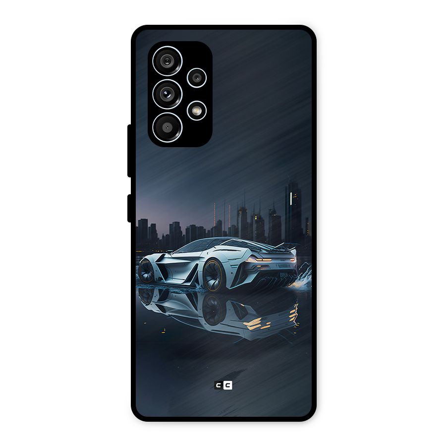 Car of Future Metal Back Case for Galaxy A53 5G