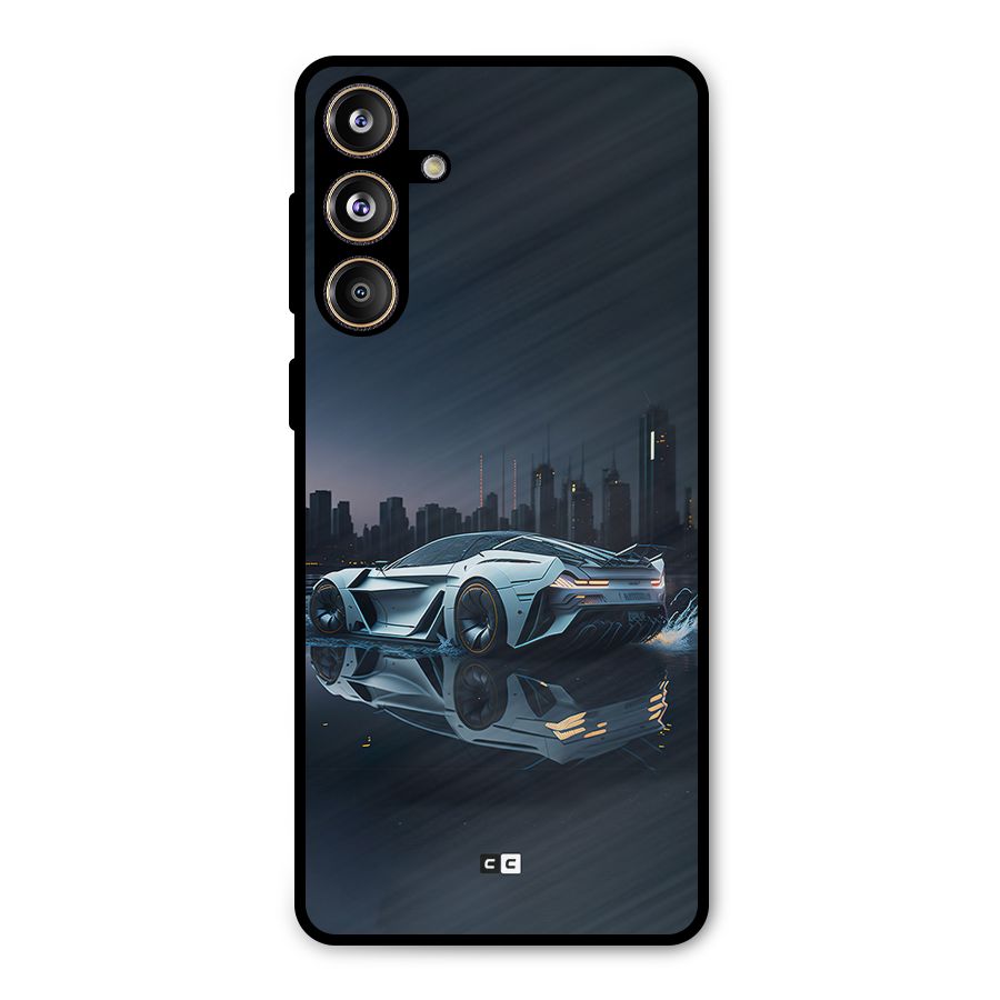 Car of Future Metal Back Case for Galaxy F55
