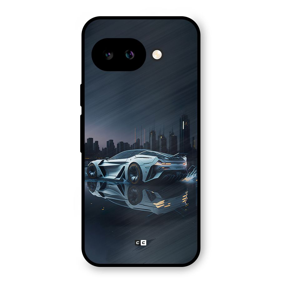 Car of Future Metal Back Case for Google Pixel 9a