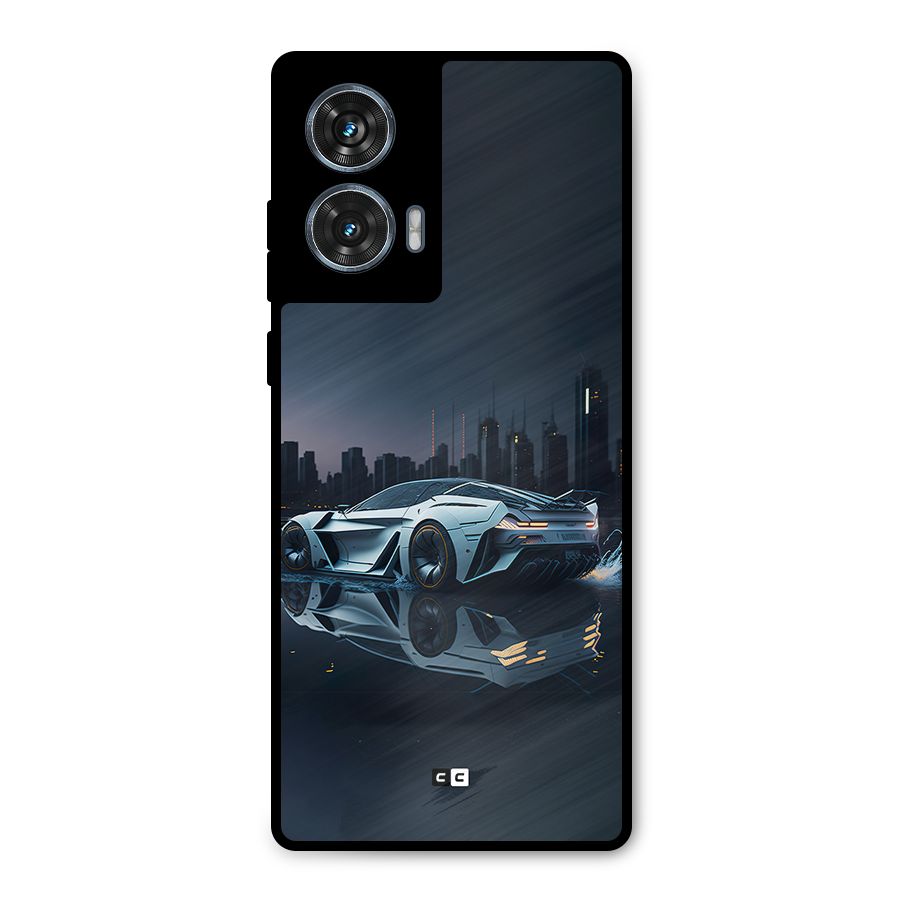 Car of Future Metal Back Case for Motorola Edge 50 Fusion