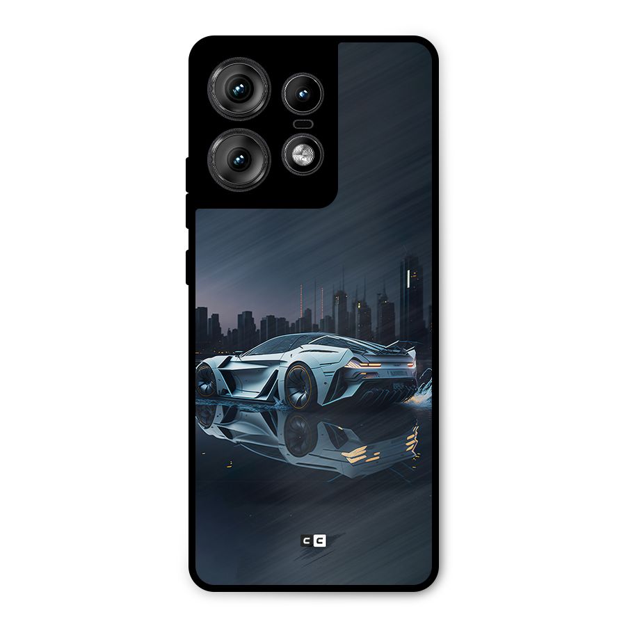 Car of Future Metal Back Case for Motorola Edge 50 Pro