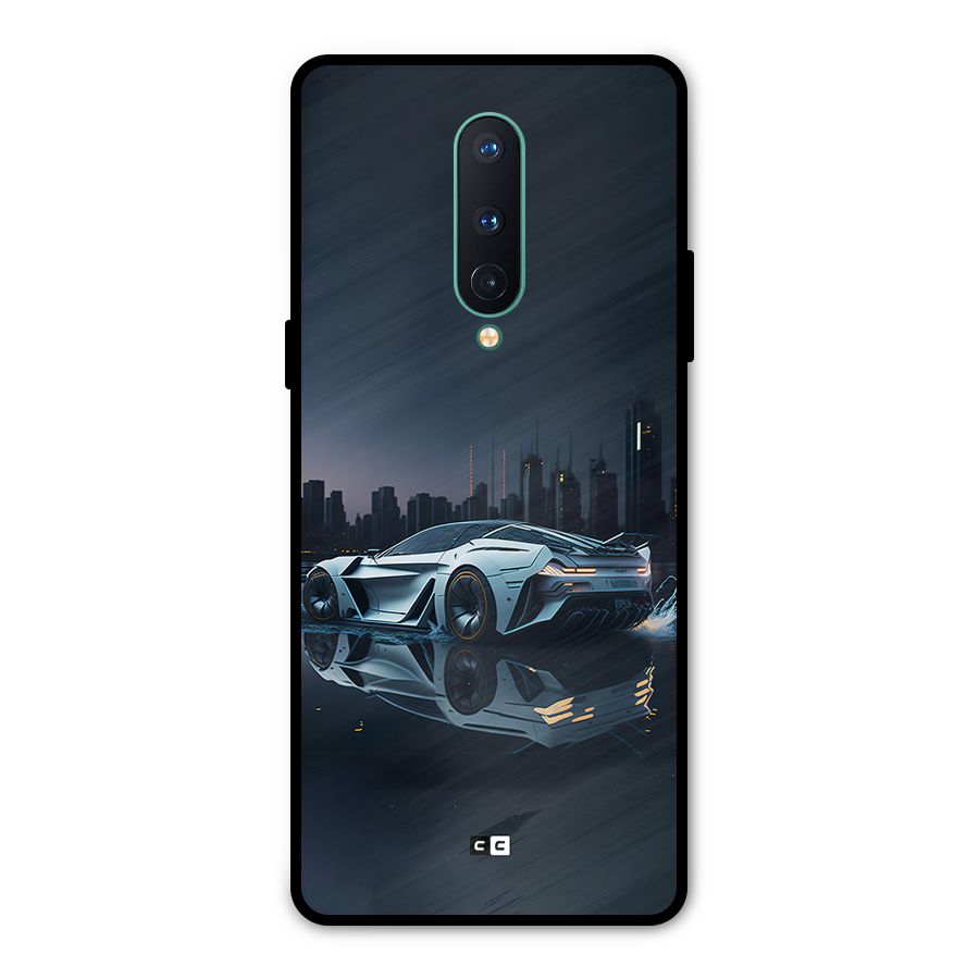 Car of Future Metal Back Case for OnePlus 8