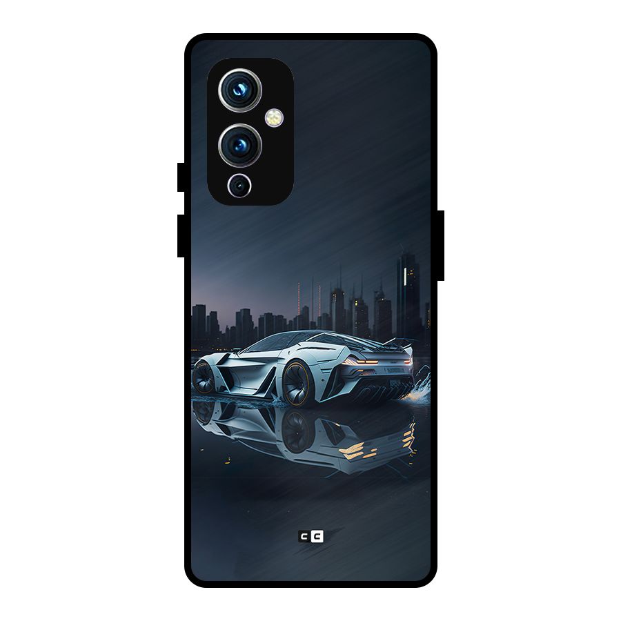 Car of Future Metal Back Case for OnePlus 9