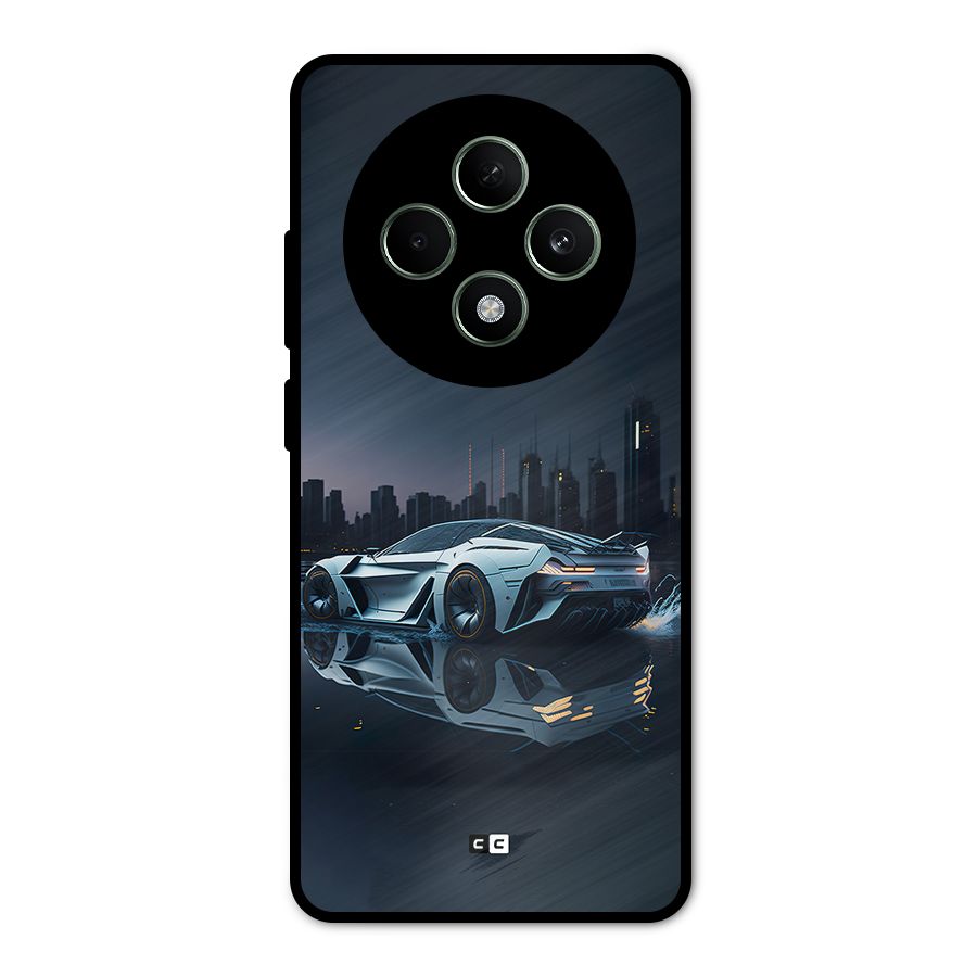 Car of Future Metal Back Case for Oppo F27