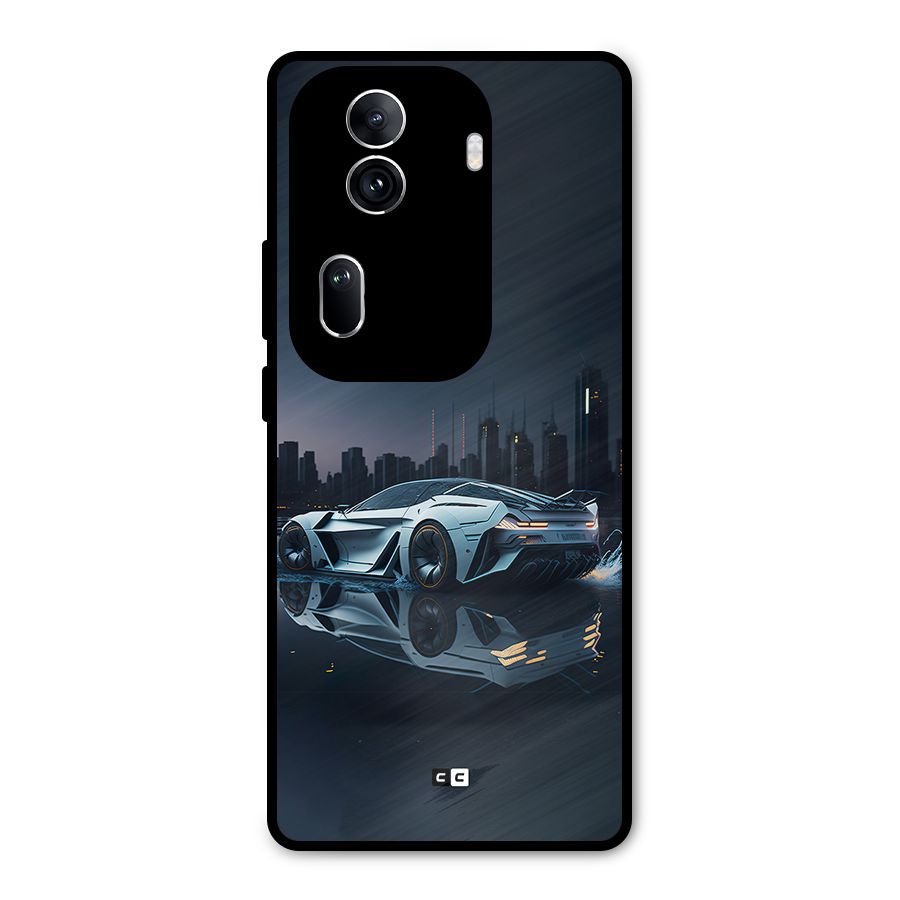 Car of Future Metal Back Case for Oppo Reno11 Pro 5G
