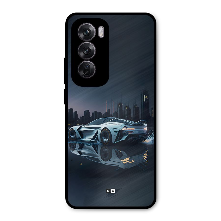 Car of Future Metal Back Case for Oppo Reno12 Pro