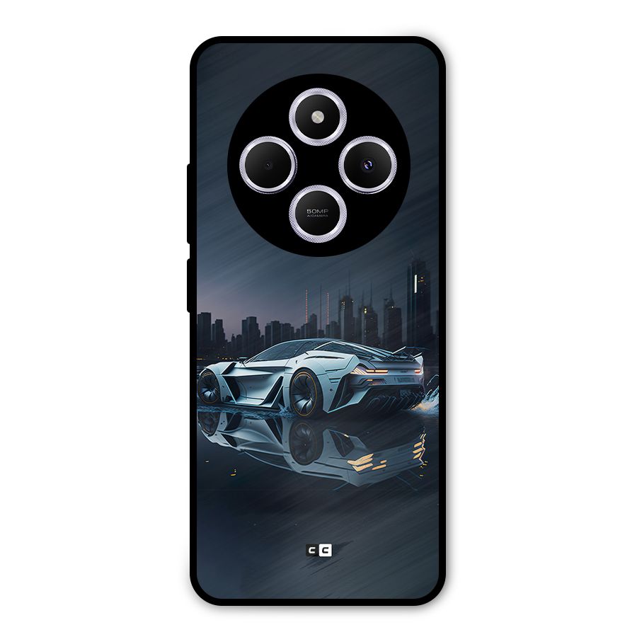 Car of Future Metal Back Case for Poco M7