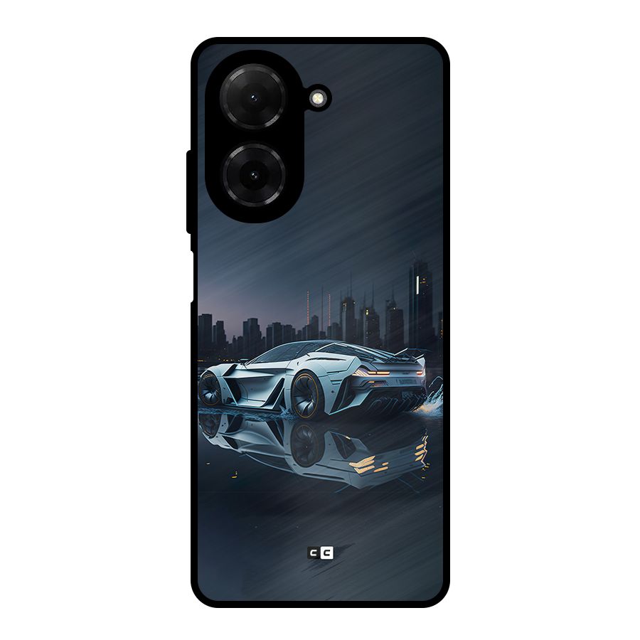 Car of Future Metal Back Case for Redmi A5 4G