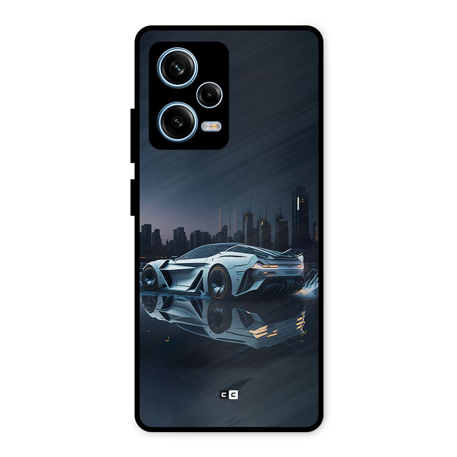 Car of Future Metal Back Case for Redmi Note 12 Pro