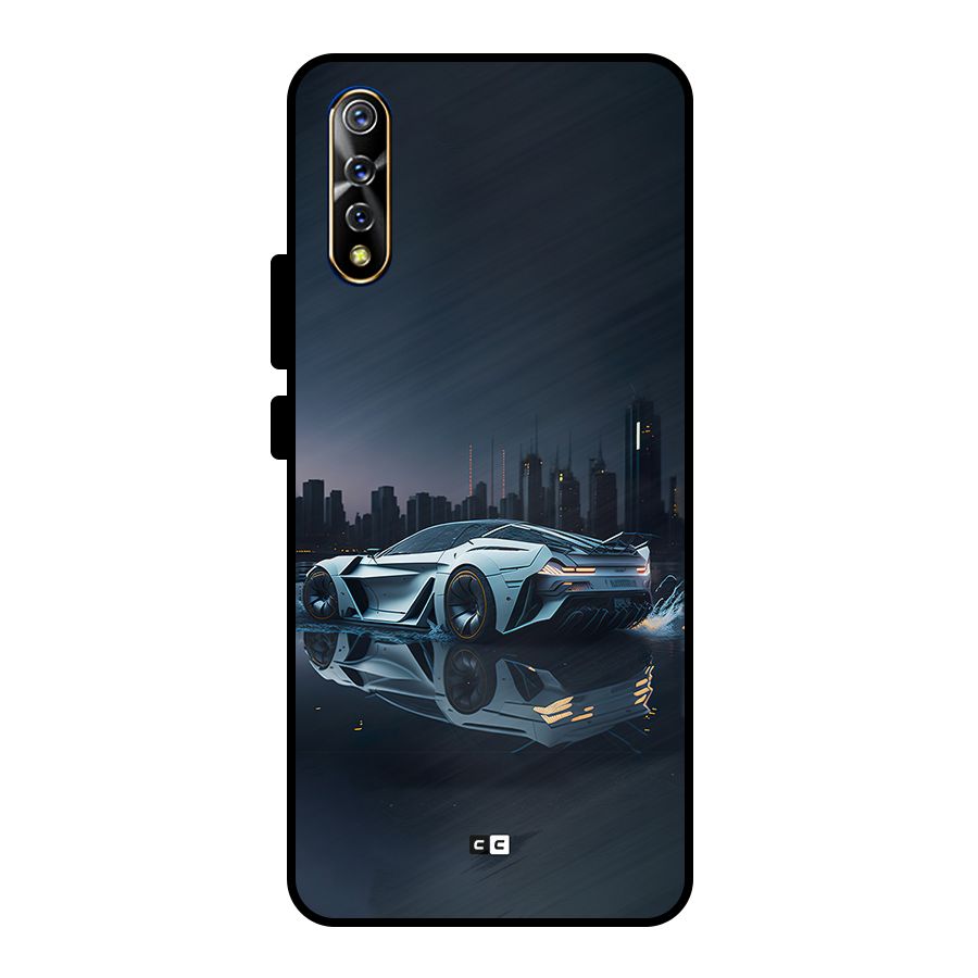 Car of Future Metal Back Case for Vivo S1