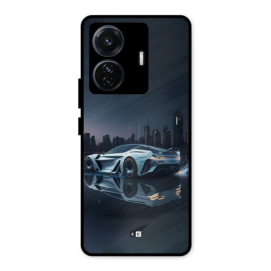 Car of Future Metal Back Case for Vivo T1 Pro