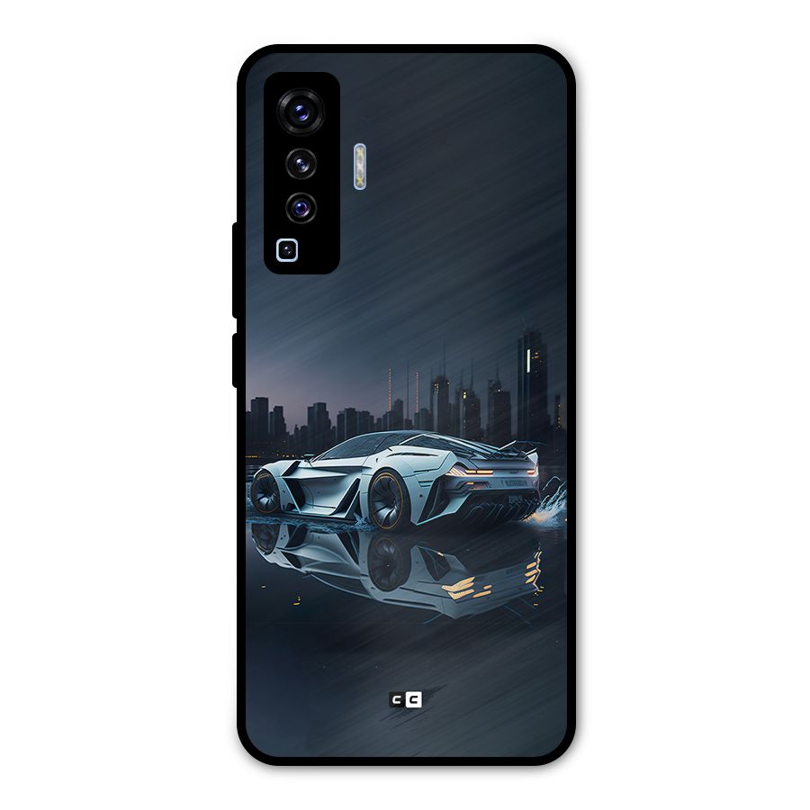 Car of Future Metal Back Case for Vivo X50