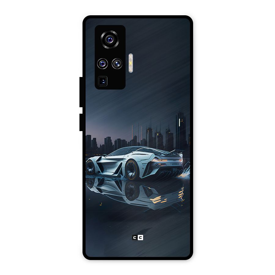 Car of Future Metal Back Case for Vivo X50 Pro