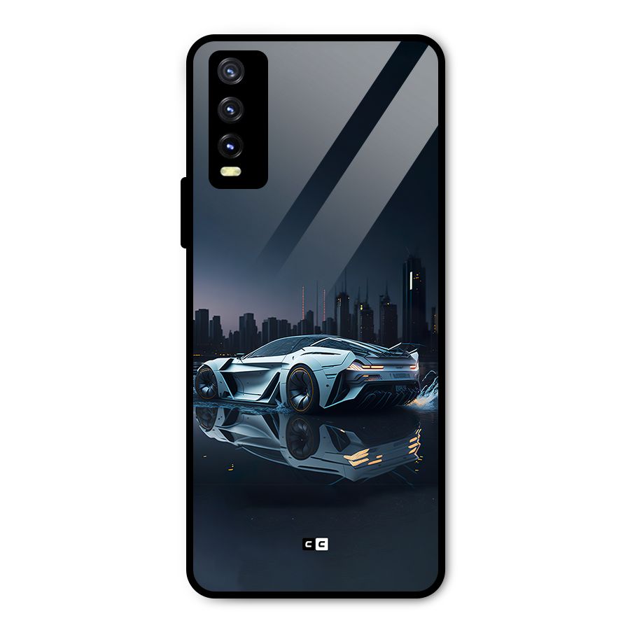 Car of Future Metal Back Case for Vivo Y20t