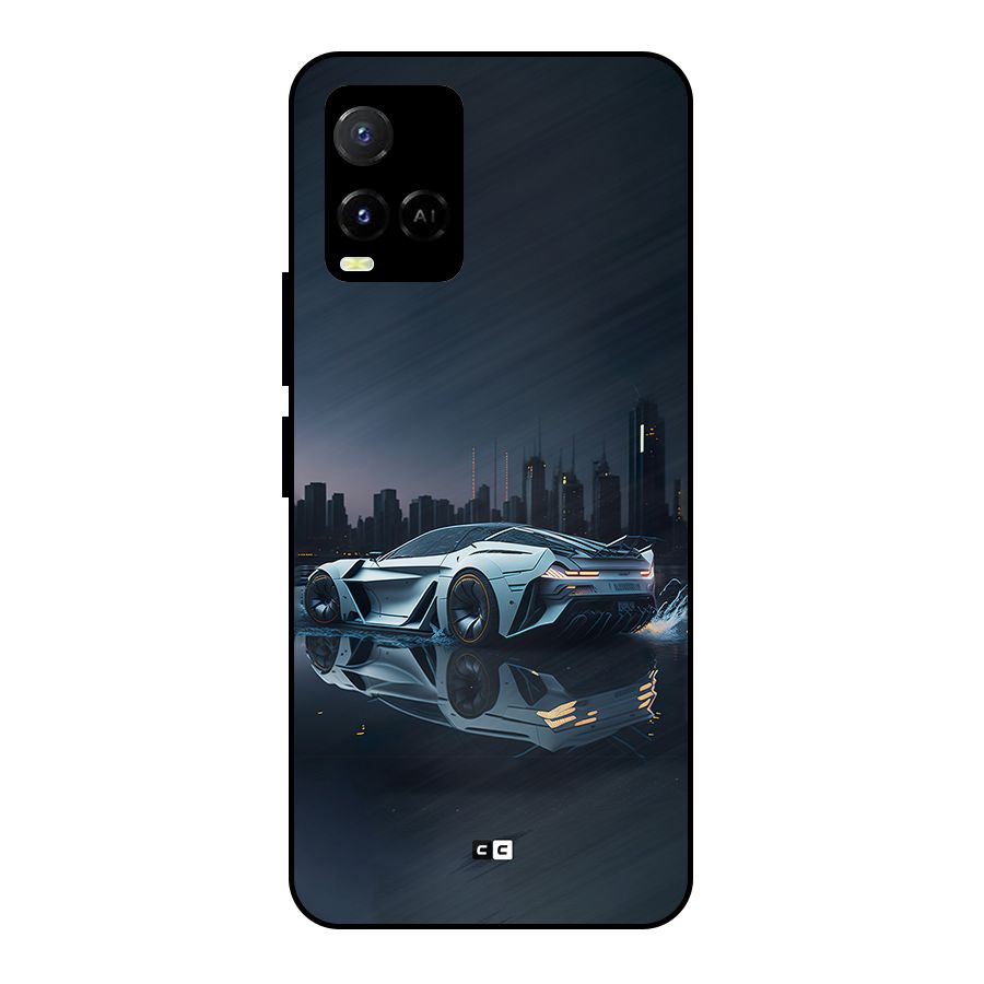 Car of Future Metal Back Case for Vivo Y21T