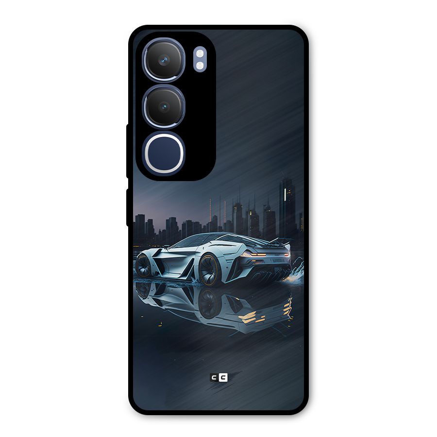 Car of Future Metal Back Case for Vivo Y29