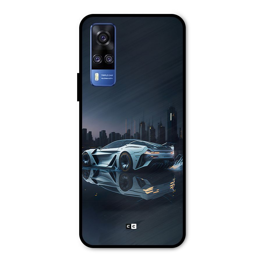 Car of Future Metal Back Case for Vivo Y51A
