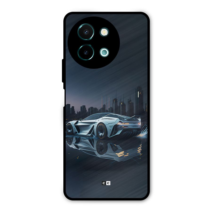 Car of Future Metal Back Case for Vivo Y58