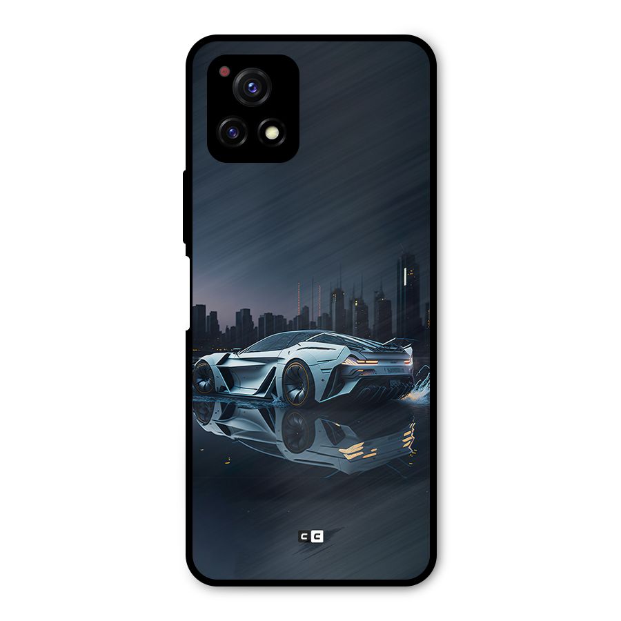 Car of Future Metal Back Case for Vivo Y72 5G