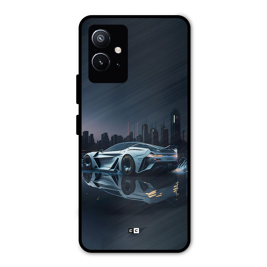 Car of Future Metal Back Case for Vivo Y75 5G